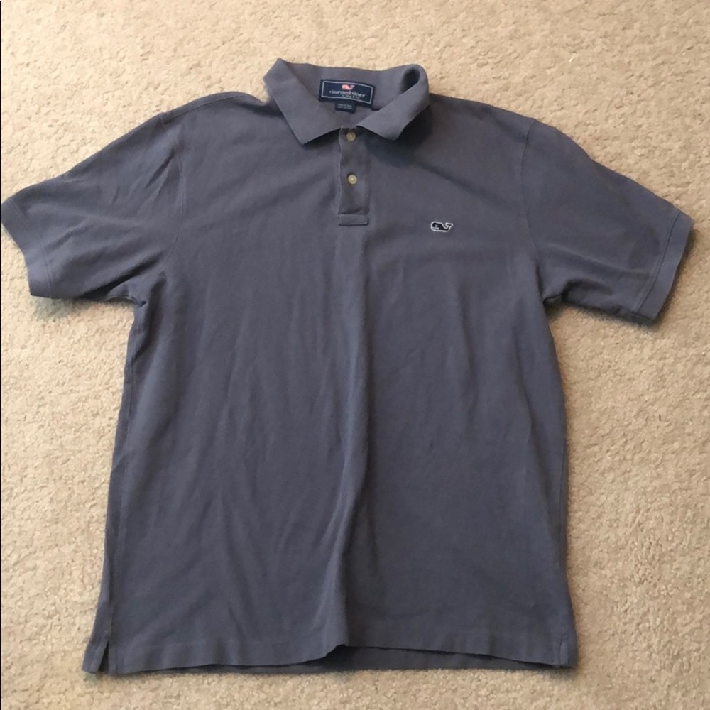 Men's Vineyard Vines Grey Polo shirt (Medium)